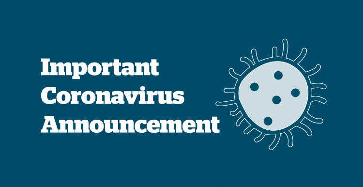Important Coronavirus Announcement