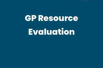 GP resource report front page