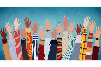 picture of raised hands 