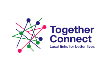 Together connect logo with strapline local links for better lives