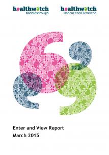Ward 12 Enter and View report front cover Ward 12 Enter and View report front cover