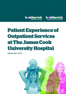 Patient Experience of Outpatient Services Report front cover
