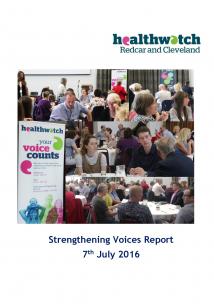 Strengthening Voices report front cover Strengthening Voices report front cover
